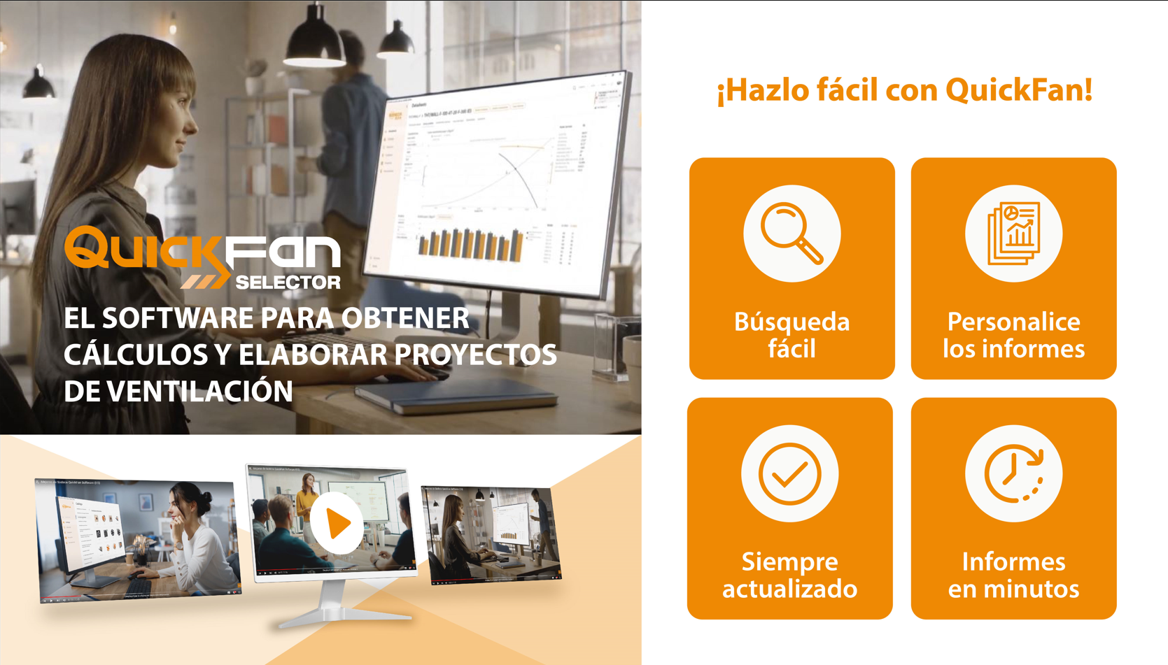 Software QuickFan para cálculo y diseño de proyectos de ventilación