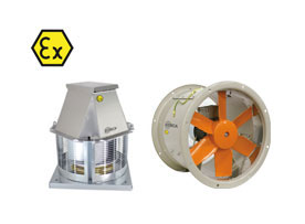 Ventilatoren für Explosionsgefährdete Atmosphären ATEX